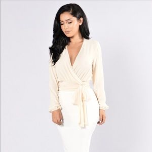 Fashion Nova Little White Lies Top